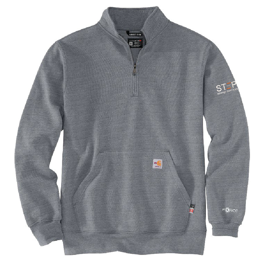 CARHARTT® - Mens Flame Resistant Force Loose Fit Midweight Quarter-Zip Sweatshirt