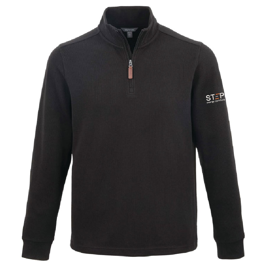 TRIMARK - Mens HUDSON Eco Knit Quarter Zip