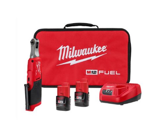 MILWAUKEE - M12 FUEL 1/4" High Speed Ratchet Kit