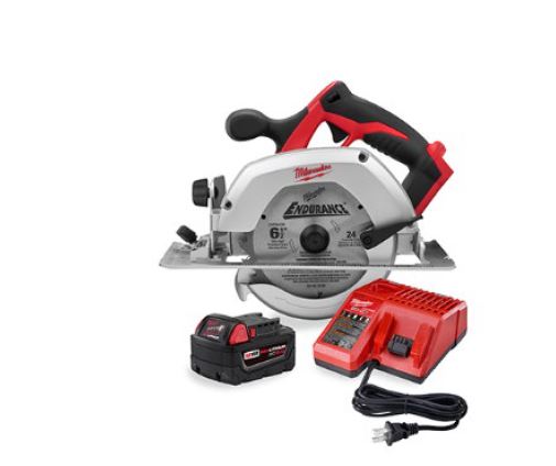 MILWAUKEE - M18 6.5" Circular Saw w/ M18 Battery & Charger