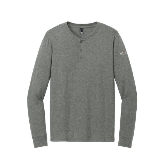 DISTRICT - Unisex Perfect Tri® Long Sleeve Henley