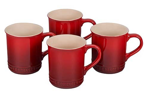 LE CREUSETS - Set of 4 Vancouver Mugs, Cerise